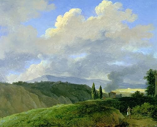 Toile de paysage de Valenciennes : l'élégance de la peinture sur toile haut de gamme pour salon