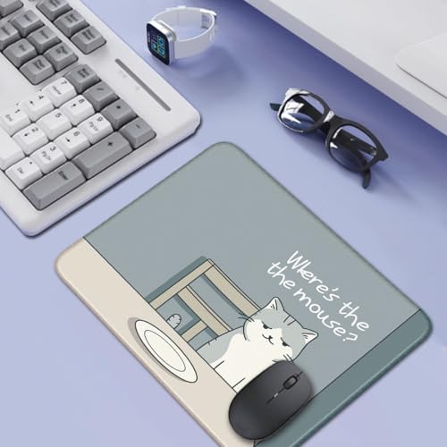Flodirise BT0014-2092-26X21CM Non-Slip Mouse Pad Gaming Mouse Pad Small Mousepad For Computer, Laptop, Gamer, Cat Pattern thumb #5