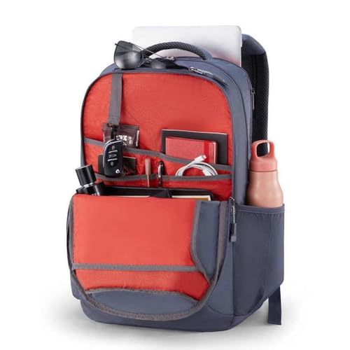 Image of American Tourister Zipper Brett 3.0 Polyester Men's Backpack (Free Size, Grey)