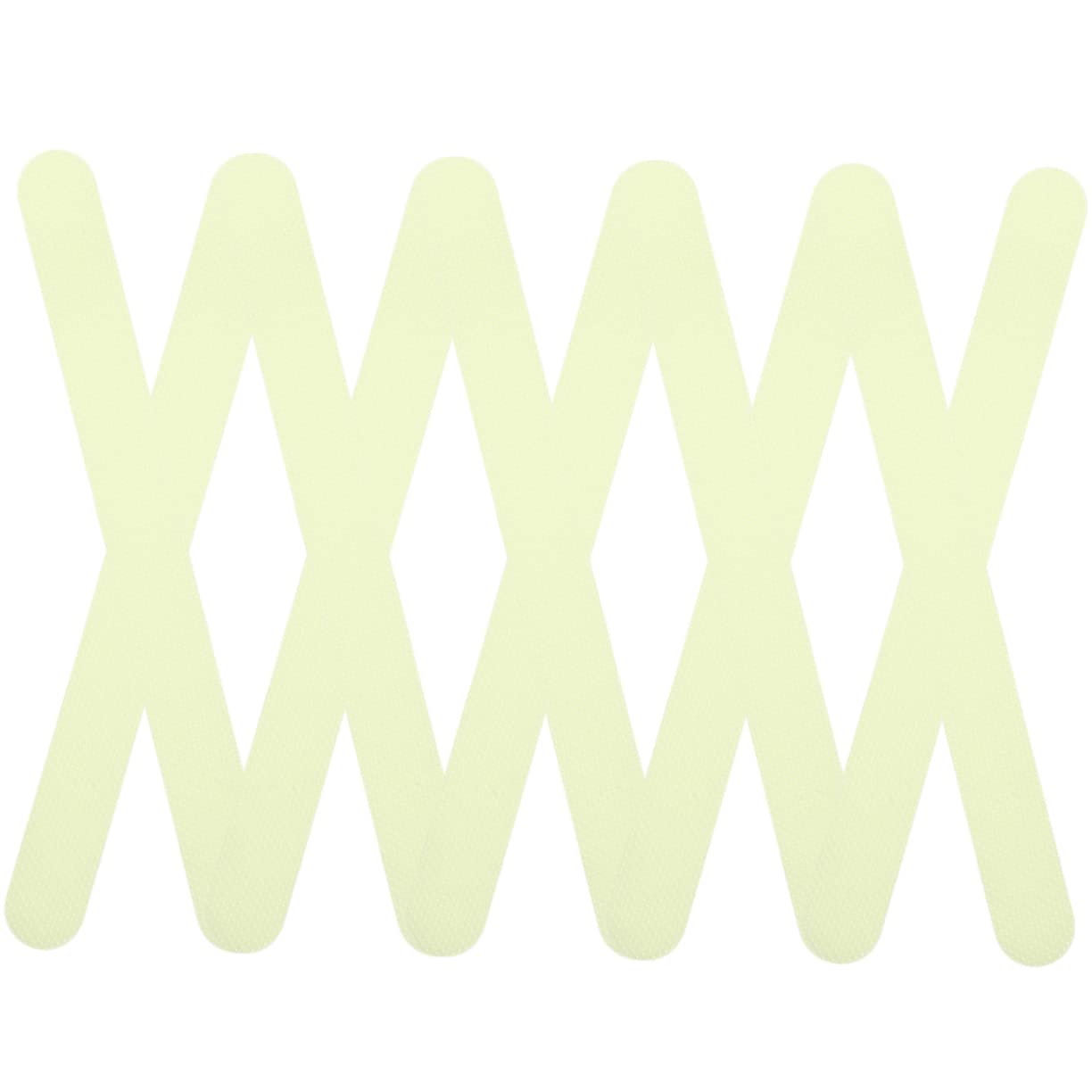 HOUDERCO 24pcs Luminous Slip Stickers for Bathtub and Stairs Durable Peva Non Skid Floor Strips Easy to Install for Home Hotel Use