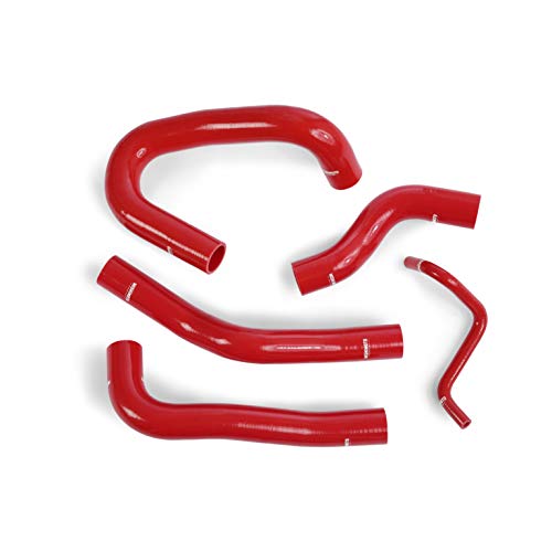 Mishimoto MMHOSE-MIA-06RD Silicone Radiator Hose Kit Compatible With Mazda MX-5 Miata 2006-2015 Red