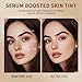 A 3-in-1combining Foundation Stick Beauty Balm Serum Boosted Skin Tint,Solid Tinted Moisturizing Serum Contour Foundation Face for Women,Natural Finish Makeup,Buildable Medium-to-Full Coverage(#03)