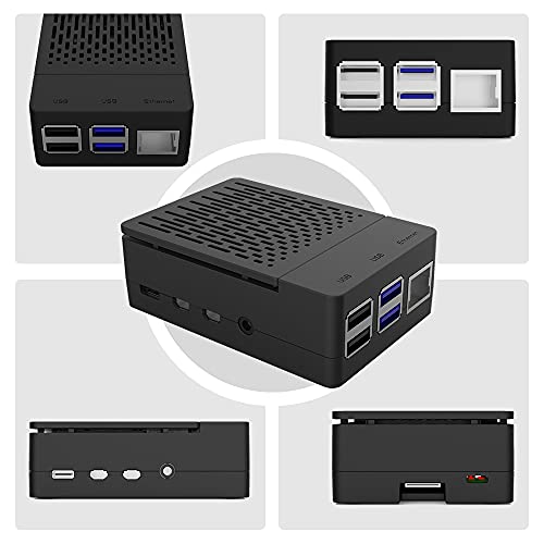 GeeekPi Raspberry Pi 4 Model B 8GB RAM + 64GB SD-kaart, Ultimate Kit met Raspberry Pi 4 behuizing met ventilator… - Afbeelding 4