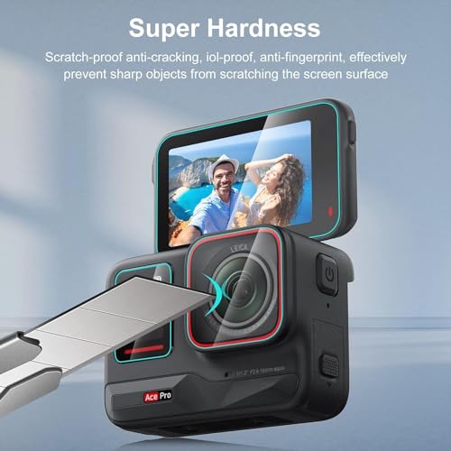 Image of M.G.R.J Tempered Glass Screen Protector for Insta360 Ace Pro Action Camera【Not for Insta360 Ace】