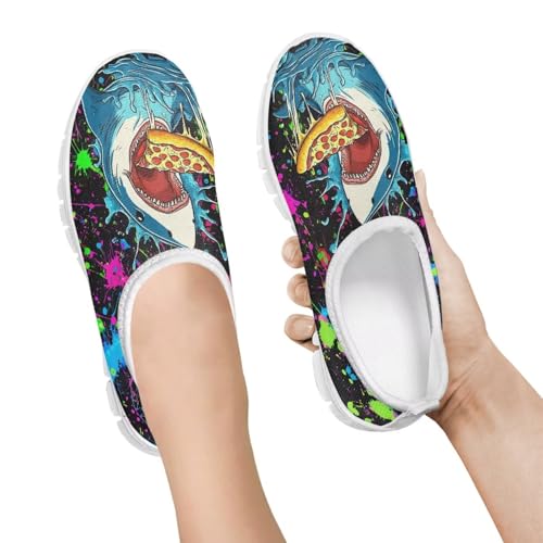 Boys Cool Slip-On Flat Lightweight Shoes Walking Casual Comfortable Travel Outdoor School Shoes Big Kids US Size 11-153