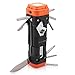 SereneLife Emergency Survival Multi Tool Kit-13 Piece Portable Steel Tools Folding Swiss Army Knife Pocket Hand Pro Multi-Tool Set w/Battery Powered LED Flashlight,Screwdriver,Wrench-SLBIKIT15