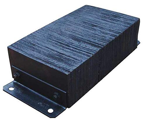 Rectangular Rubber Dock Bumper, 12 Inh X 26 Inw X 6 Ind,210416419