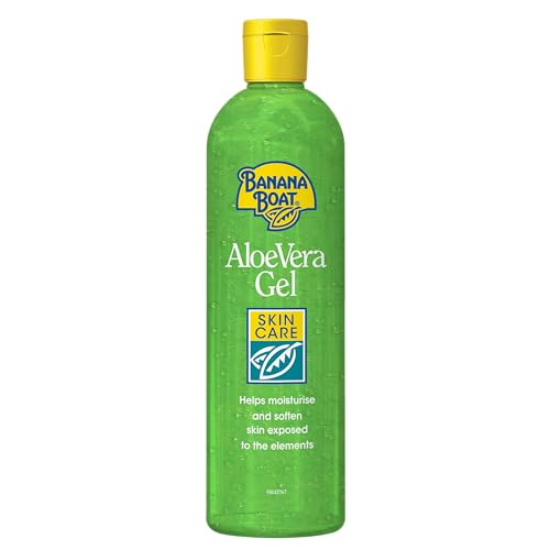 Banana Boat Aloe Vera Gel After Sun, Moisturises and softens skin, Soothing, Fast Absorbing, With Aloe Vera and Vitamin E, 400 ml