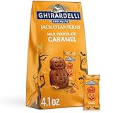 GHIRARDELLI Milk Chocolate Caramel Jack Oβ Lanterns, 4.1 oz Bag β Premium Halloween Chocolate Candy with Luscious Caramel Filling