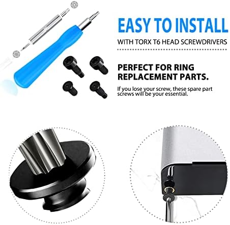 Replacement Screwdriver T6 T15 & + 20Pcs Screws Fit Ring Doorbell 2 3 4 Plus Pro Elite - 3