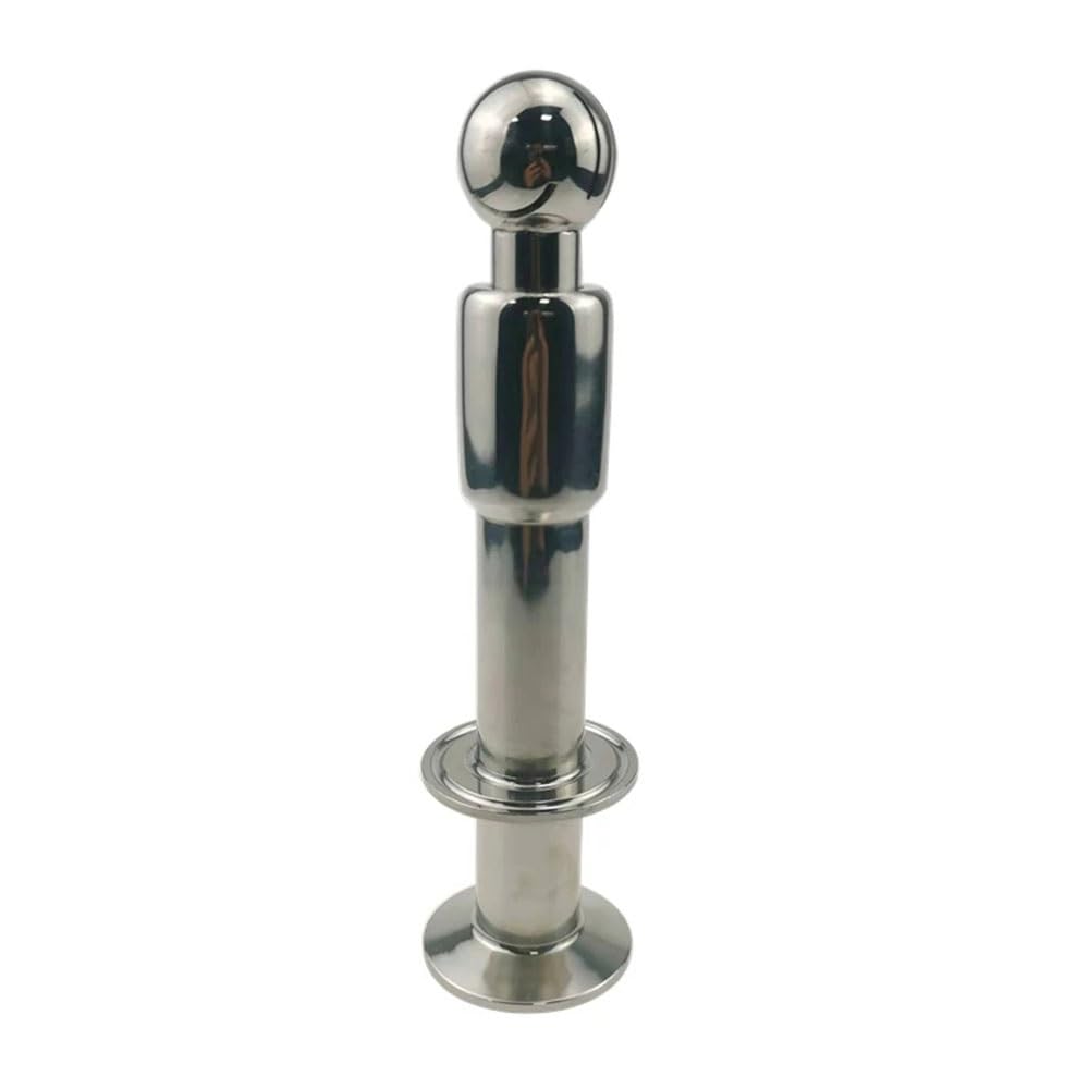 Boule De Nettoyage, Boule De Pulvérisation CIP Rotative Tri Clamp 1,5" À Tri Clamp 1,5" 2"Tri Clover Compatible SS304 Boule De Nettoyage De Réservoir En Acier Inoxydable ( Size : 1.5inch X 2inch )