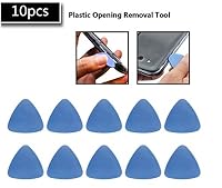 Deal Maniac 10 Pieces Universal Triangle Plastic Pry Opening Tool Compatible with iPhone, Galaxy, Pixel Mobile Phone Laptop Tablet LCD Screen Case Disassembly Blue Guitar Picks — image 2