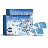 Waschmaschinenreiniger, Waschmaschine Dishwasher Tablets, Waschmaschine Deep Cleaning Tablet, 12...