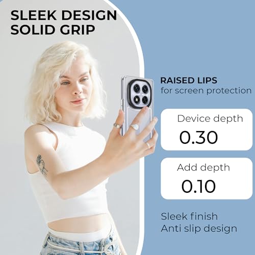 Image of A rtistque Ultra Stylish Back Cover Case for Redmi Note 14 Pro 5G | Premium Shockproof TPU | Protective Design | Redmi Note 14 Pro 5G Cover - White