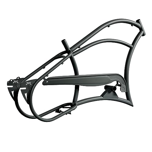 Cuadro de bicicleta playera Tracer Harman 4.0C/3D de 26", acero, con guardachain y compatible con frenos de disco y neumáticos 26" x 4.0, color 3D-green miniatura 3