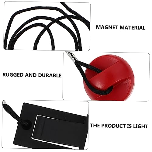 INOOMP 2 Pcs Noodstopschakelaar Lopende Machine Voor Thuis Magnetische Schakelaar Schakelaars Loopband Rem Sleutel Loopband Sleutel Vervanging Loopband Schakelaar Klem Slot Abs - Afbeelding 4