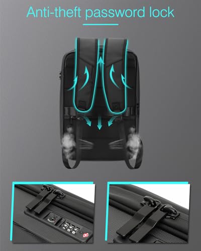 Starlink Mini Case, for Starlink Mini Dish Kit Backpack,Cables, Power Supply, Kickstand, Pipe Adapter & More, Waterproof Travel Bag for Starlink Accessories with TSA Lock & Charging Ports, Anti-Theft4