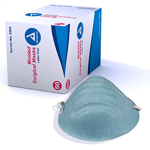 Surgical Cone Shaped Face Mask - Box of 50 Blue - 3023