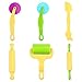Kare & Kind® Set of 6pcs Smart Dough Tools Kit (Rollers and Cutters)