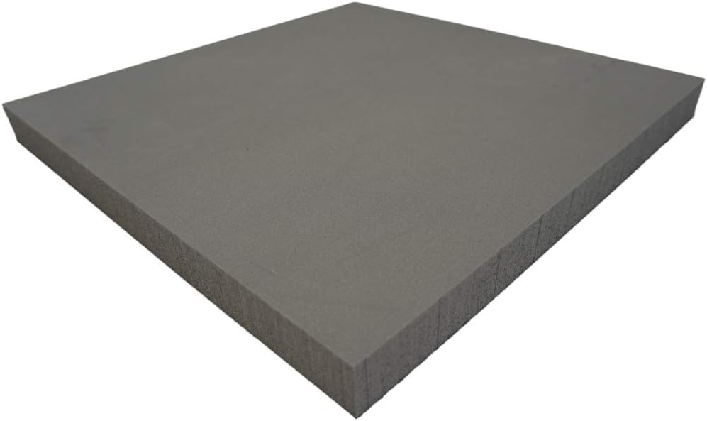 NSI® Pre Cut EVA Closed Cell Foam Blocks Outfitting Kayaks Canoes Bulk EVA Foam 12” x 12” Blocks (ranging from 1/4” to a Full 4″ Thick) and 12″ x 24″ Blocks (ranging from 1/4″ to 1″ Thick).