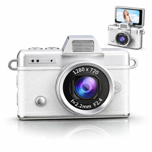 ���^�J���� LK-027 �~�j�J���� 180°��]�����Y ���B��Ή� HD720P 1280×720 ����B�e �ʐ^�B�e 64GB SD�J�[�h�t�� �ő��35000���ۑ� ��7���Ԙ^�� �R���p�N�g ���{��������t�� (�z���C�g)