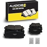 ALADICHE upgrade Front Rear Ceramic Disc Brake Pads Set Compatible with 2007-2017 for Toyota Camry, 2008-2018 for Toyota Avalon, 2007-2018 for Lexus ES350, 2013-2018 for Lexus ES300h