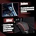 jieyoung Leather Gear Shift Knob Cover Compatible with RAV4 2019-2025 Highlander 2020-2024 Car Protect Accessories (Red)