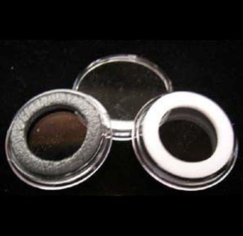 (10) Air-tite 37mm Black Ring Coin Holder Capsules for 1oz Gold & Silver Philharmonics and $7 Silver Strikes Token