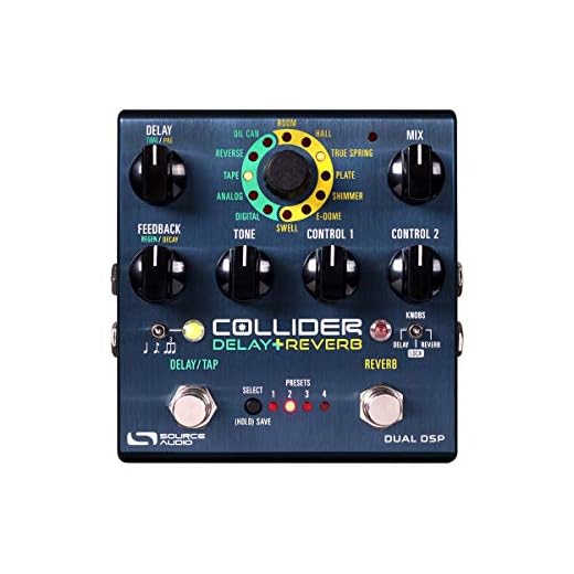 Source Audio Collider Stereo Delay+Reverb Pedal