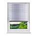 Produktbild Fensterdecor Aluminium Jalousie 180 x 180 cm in Silber I Jalousien Innen ohne Bohren zum Klemmen I Lamellen-Rollo für Sicht- und Sonnenschutz mit Wendestab I Standardmaße I Premium Qualität