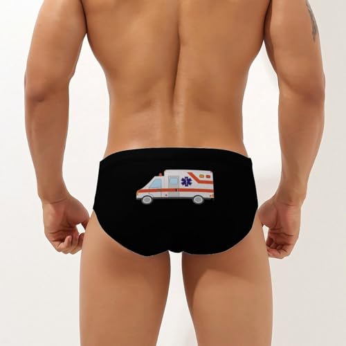 Ambulance Emergency Medical Technician Men's Swimsuit Bikini Briefs Swim Underwear Stretchy Swimwear3