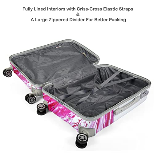 Image of Polo Class 2Pc Trolley Bag Set (24 /28 inch) - Pink