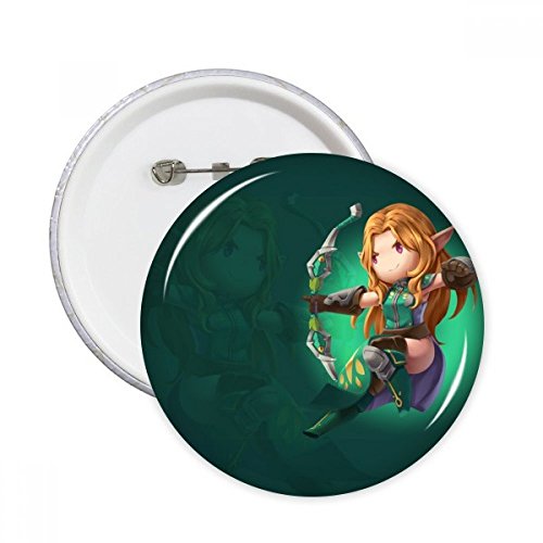 Badge ronde Bouton Cartoon Fantaisie Donjons Vêtements Décoration