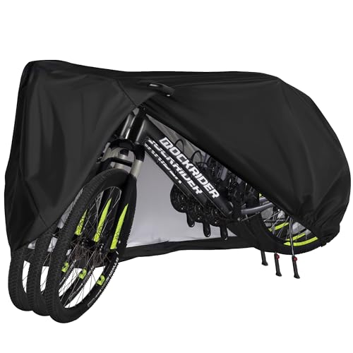 Puroma Bike Cover for 3 Bikes, Outdoor Waterproof Bicycle Covers