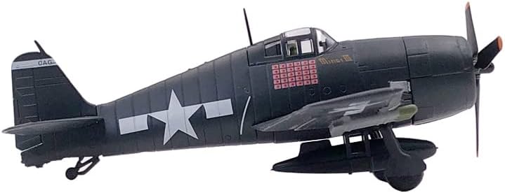 Miniatura 5 de Adorno de regalo de la batalla de la Segunda Guerra Mundial de la Segunda Guerra Mundial de los Estados Unidos F6F Hellcat Fighter Diecast Metal