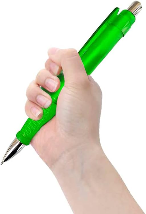 Miniatura 1 de tokuyo Bolígrafos grandes paquete de 3 bolígrafos jumbo de tinta negra con 10 recargas bolígrafo gigante fácil agarre nunca se pierde bueno para