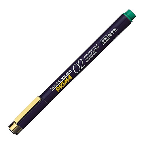 Sakura Pigma Micron 02 vert le feutre parfait pour bullet journal et dessin