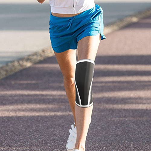 Joelheira manga de compressão, 1 PCS joelheira joelheira joelheira esportiva para levantamento de pe