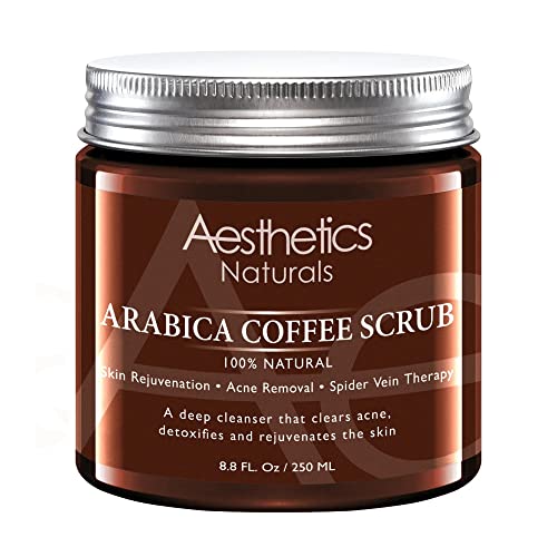 100% Natural Arabica Coffee Scrub for Skin Care
