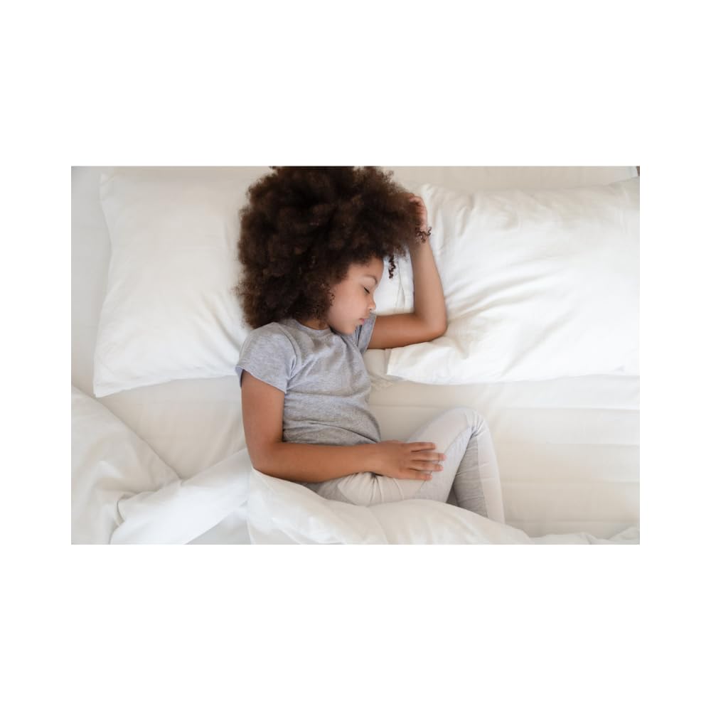 KLULK Juego de 2 fundas de almohada para niños, 40 x 60 cm, transpirables e hipoalergénicas, de puro algodón 100 % fibra natural con un bonito color amarillo liso, totalmente fabricado en Italia