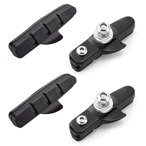 ElaraBerry Bike Brake Pads with Bolts for Rim Brakes