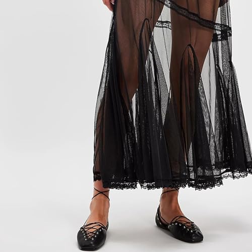 Ballet Flats Shoes for Women Lace Up Mary Janes Comfortable Slip On Ballerina Flats Casual Office Dress Shoes4