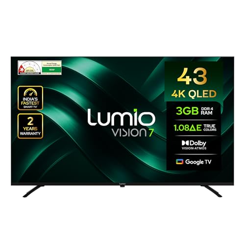 Image of Lumio Vision 7 109 cm (43 inches) 4K Ultra-HD Smart QLED TV FTW1-ADSG