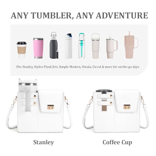 Image of Stanley Purse Cup Holder Bag Crossbody Water Bottle Purse for 40oz Tumbler