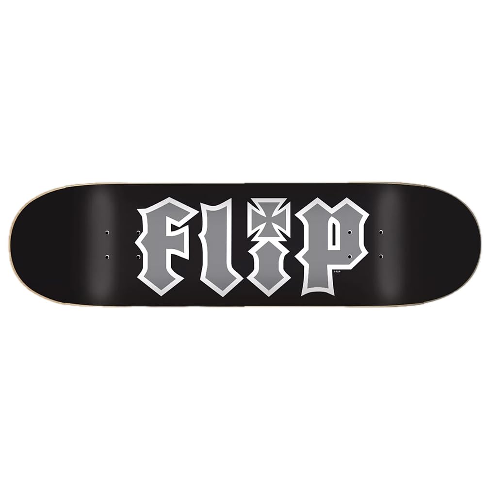 FLIP Tabla de skate Team HKD Logo Deck 8.25" Grip Incluido + 20 pegatinas