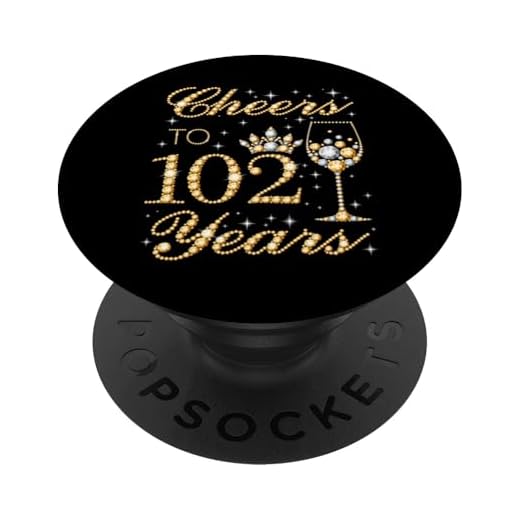 Saludos a 102 años, cumpleaños de 102 años, 102 años PopSockets PopGrip Intercambiable
