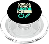 Vodka Tonic Lime Ice Repeat Alcohol Party Gift