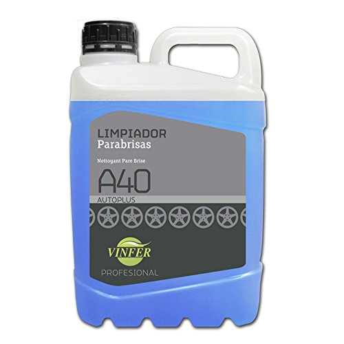 Lavaparabrisas detergente A40 para coches. Botella 5 Lt Cover