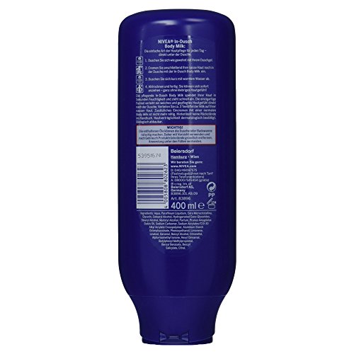 NIVEA Body Milk for Shower Use 400 ml Tube in Shower Body Milk, 400 ml (Pack of 1) - Image 3