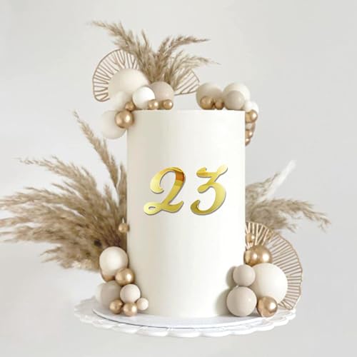 Drwate GCMGM10036 Acrylic Number Cake Topper Diy Cupcake Toppers thumb #5